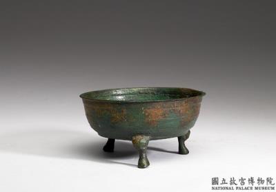 图片[3]-Tripod xi basin with linear pattern, Han dynasty (206 BCE-220 CE)-China Archive